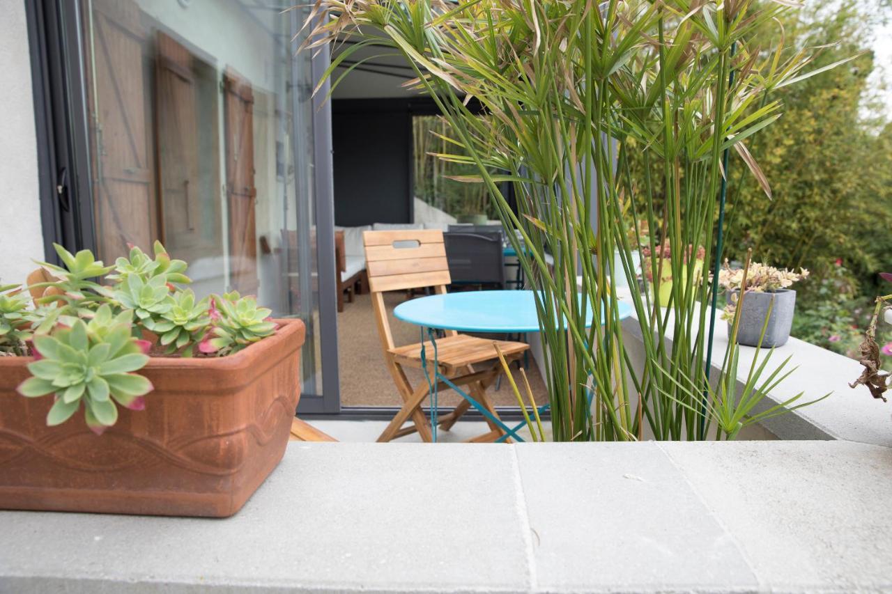 Agreable Logement Independant Avec Veranda ヴィエンヌ エクステリア 写真