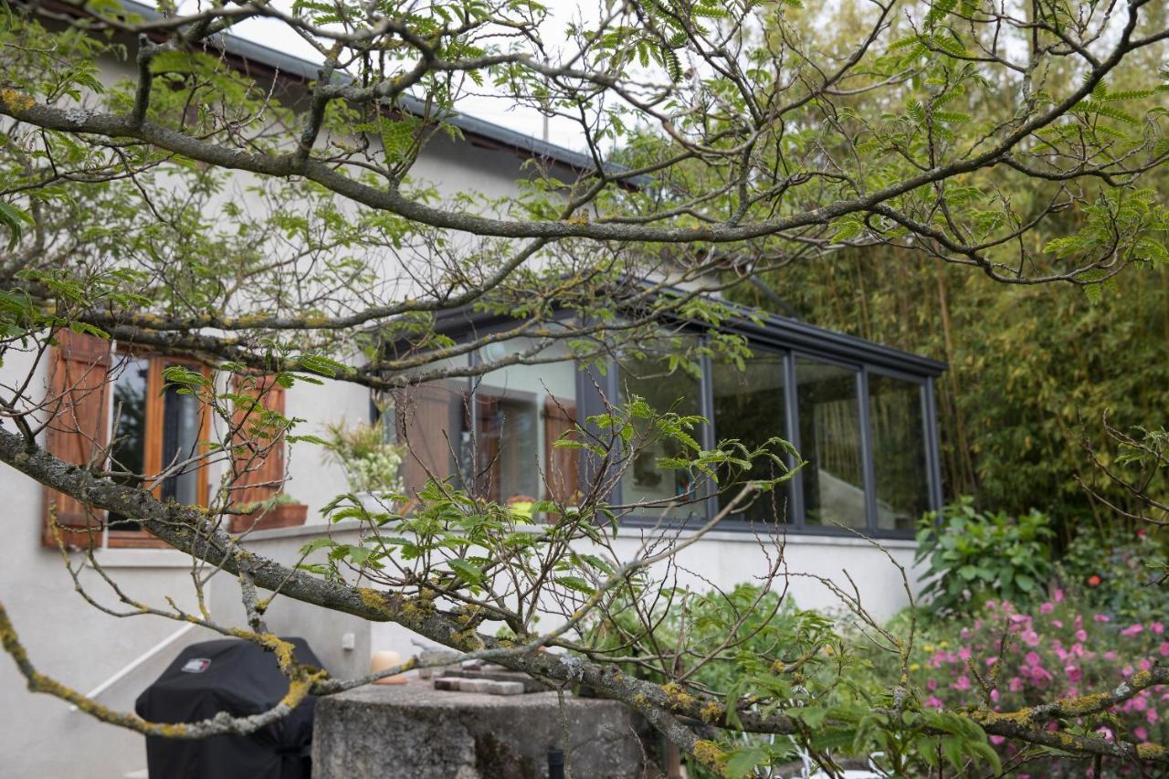 Agreable Logement Independant Avec Veranda ヴィエンヌ エクステリア 写真